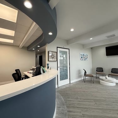 Orange Dental reception area